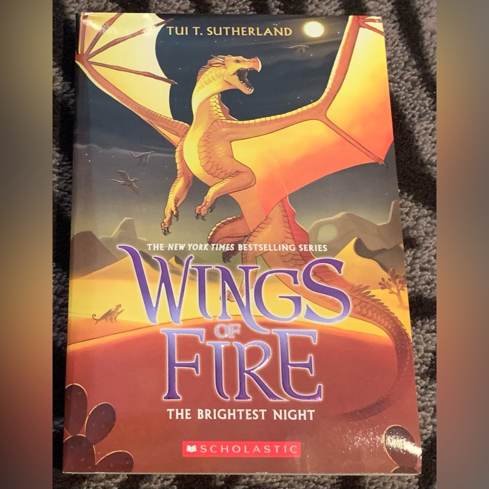 Wings of Fire #5 The Brightest Night Paperback Book